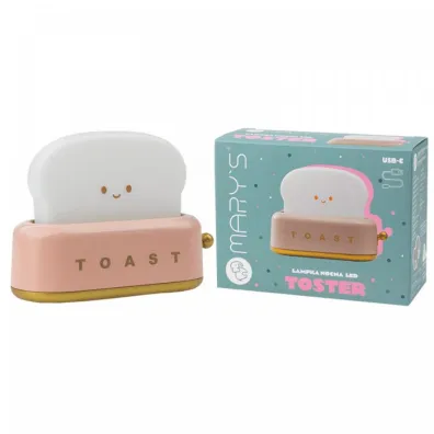 Marys Lampka nocna LED toster r�owy