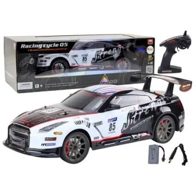 Auto sportowe RC ze �wiat�em i d�wi�kiem 1:8 LeanToys