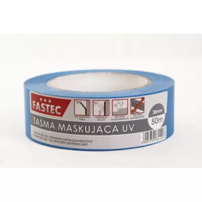 Pakart Ta�ma maskuj�ca profesjonalna niebieska Fastec 38mm x 50mb