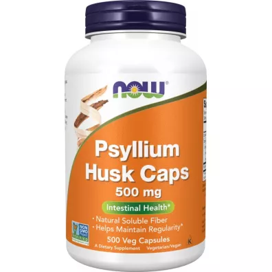 Now Foods Psyllium Husk Caps - Babka Pesznik 500 mg Suplement diety 500 kaps.