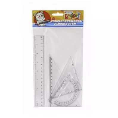 Penmate Komplet krelarski z linijk 20cm