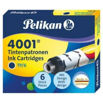 Pelikan Naboje atramentowe niebieskie Design 5 szt.