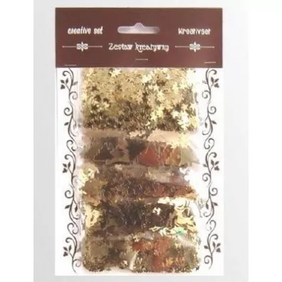 Galeria Hobby Zestaw element�w z�otych z folii 5g
