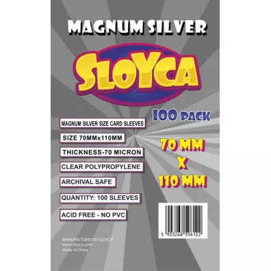 Sloyca Koszulki Magnum Silver 70 x 110 mm 100 szt.