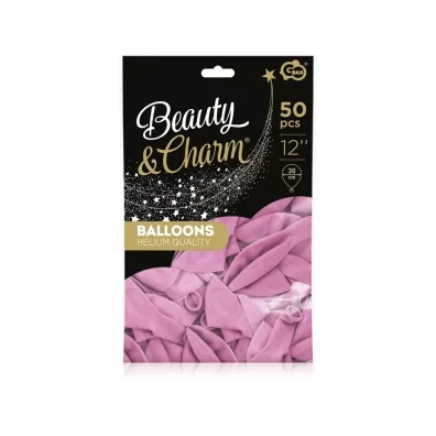 Godan Balony Beauty&Charm makaronowe liliowe 30cm