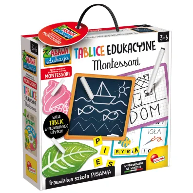 Montessori. Tablice edukacyjne Lisciani