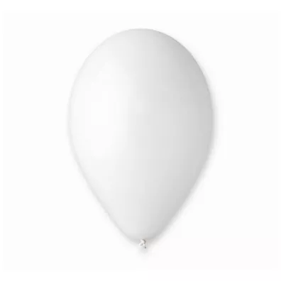 Gemar Balony pastelowe bia�e 25cm