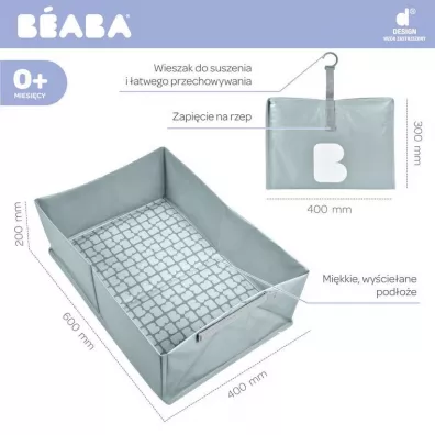 Beaba Skadana wanienka Cameleo Pop Up Bath Green Blue