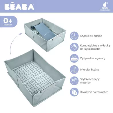 Beaba Skadana wanienka Cameleo Pop Up Bath Green Blue
