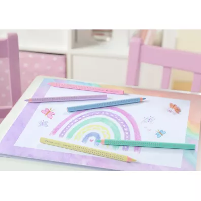 Faber-Castell Kredki Jumbo Grip pastel 5 szt.