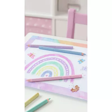 Faber-Castell Kredki Jumbo Grip pastel 5 szt.