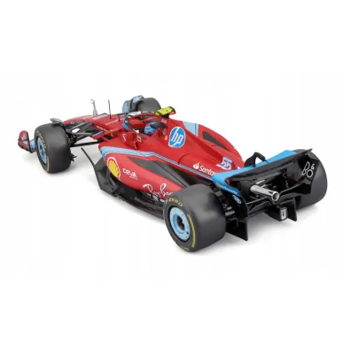 Bburago Model 1:18 Ferrari formu�a SF24 GP Miami 2024 Carlos Sainz