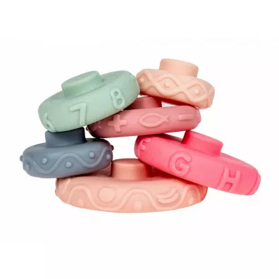 Piramidka wiea kolory pastelowe Smily Play