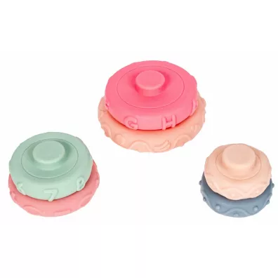 Piramidka wiea kolory pastelowe Smily Play