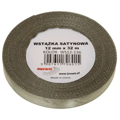 Brewis Wstka satynowa khaki 12mm x 32m