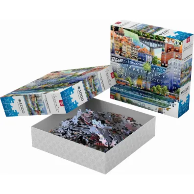 Puzzle 1000 el. Imagination: Tytus Brzozowski Warsaw Bridges / Warszawskie mosty Good Loot