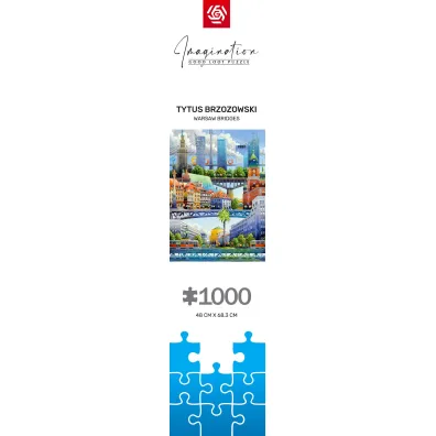 Puzzle 1000 el. Imagination: Tytus Brzozowski Warsaw Bridges / Warszawskie mosty Good Loot