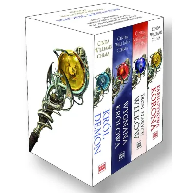Pakiet Siedem kr�lestw. Tomy 1-4: Kr�l Demon, Wygnana kr�lowa, Tron Szarych Wilk�w, Karmazynowa Korona - Cinda Williams Chima
