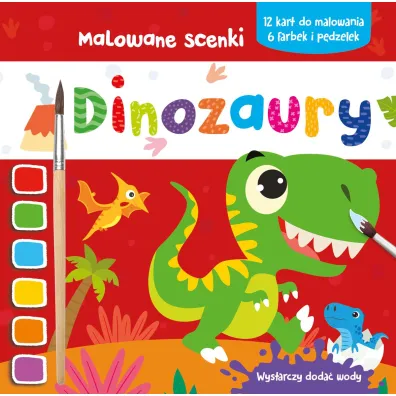 Malowane scenki. Dinozaury