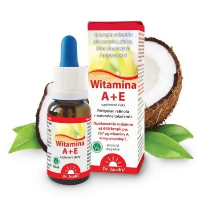 Dr Jacob`s Witamina A + E Suplement diety 20 ml