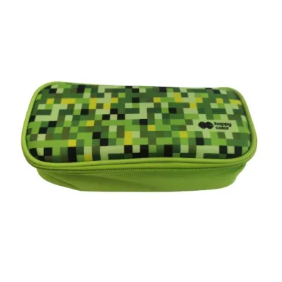 Happy Color Pi�rnik saszetka z zamkiem i klapk� wewn�trzn�, prostok�tny, PIXI green