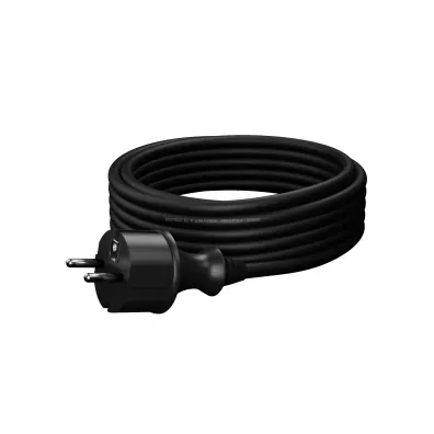 Awtools Przewd z wtyczk 5 m 3x1,5 mm czarny h05vv-f