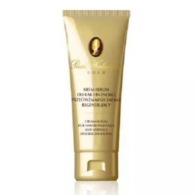 Pani Walewska Gold krem-serum do r�k i paznokci przeciwzmarszczkowo regeneruj�cy