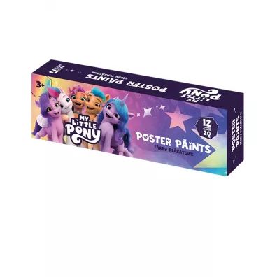 Astra Farby plakatowe My Little Pony 12 kolor�w po 20 ml 12 x 20 ml