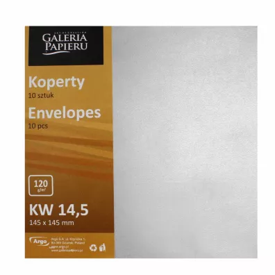 Argo Kopertasrebrna per�a 14,5x14,5 cm 10 szt.