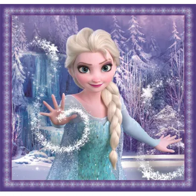 Puzzle 3x48 el. SuperColor. Frozen Clementoni