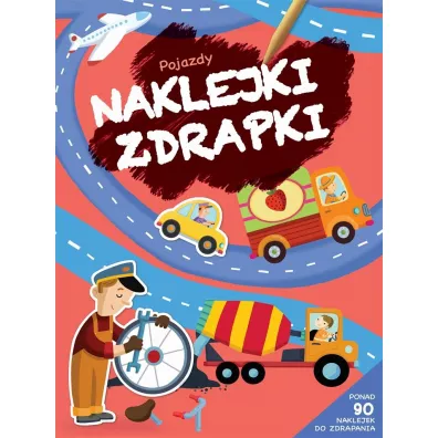 Naklejki zdrapki. Pojazdy