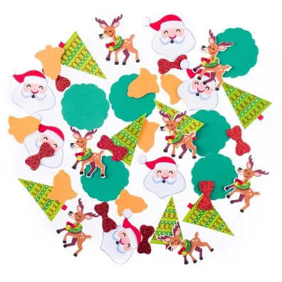 Dalprint Naklejki z pianki weso�e �wi�ta 48 szt.