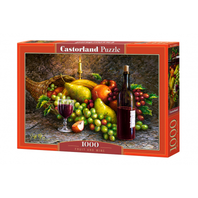 Puzzle 1000 el. Fruit and Wine Castorland