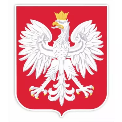 LearnHow Dekoracje okienne dwustronne - God�o Polski A3