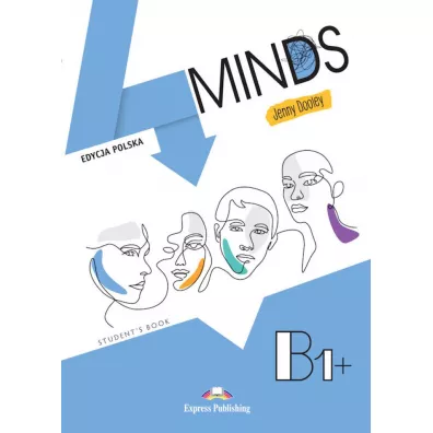 4 Minds B1+. Podr�cznik papierowy + DigiBook (kod) - Jenny Dooley