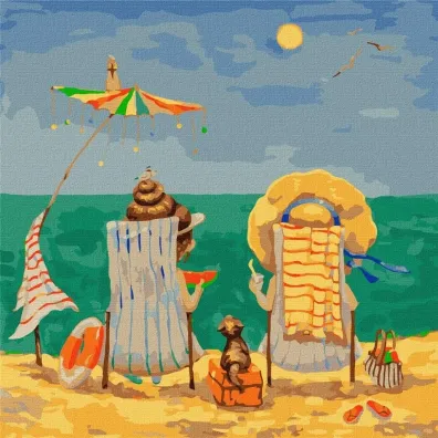 Ideyka Malowanie po numerach - W le�akach 40x40cm