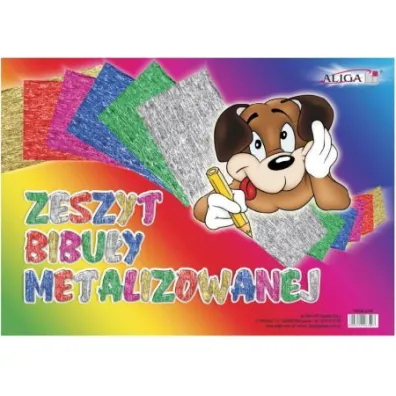 Aliga Zeszyt bibu�y metalizowanej A4