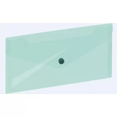 Grand Koperta na zatrzask zielona 22.5 x 12.4 cm