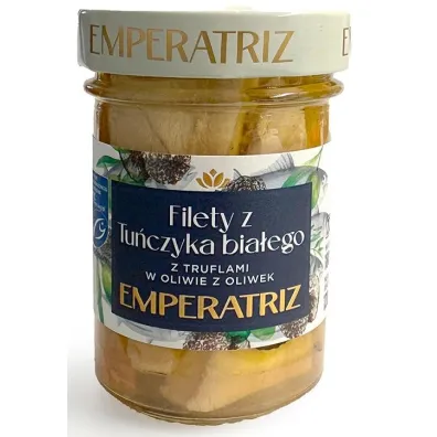 Emperatriz Tu�czyk bia�y filety MSC w oliwie z oliwek z trufl� (s�oik) 120 g