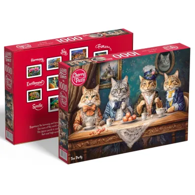 Puzzle 1000 el. Tea Party CherryPazzi