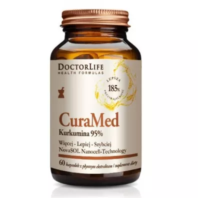 Doctor Life CuraMed NanoCell kurkumina micelizowana 720mg suplement diety 60 kaps.