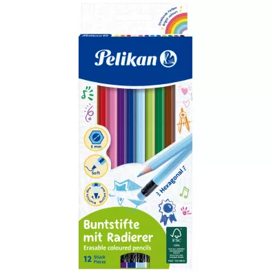 Pelikan Kredki wymazywalne 12 szt.