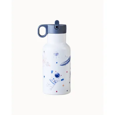 Chic-Mic Butelka termiczna z dwoma nakr�tkami dla dzieci astronauta 350 ml