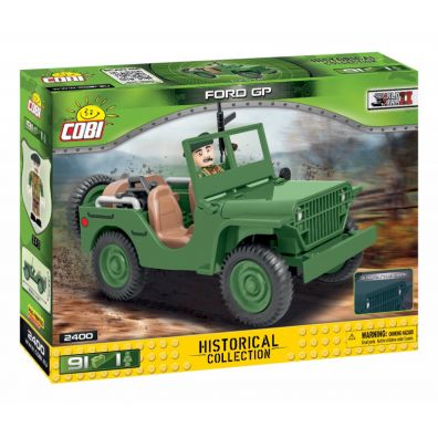 COBI 2400 Historical Collection WWII Jeep Ford GP 91 klockw p6
