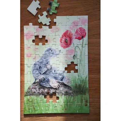 Puzzle 60 el. Krety Mama Maluje