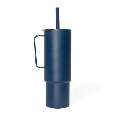 MiiR All Day Straw Cup Granatowy Kubek termiczny ze somk 950 ml