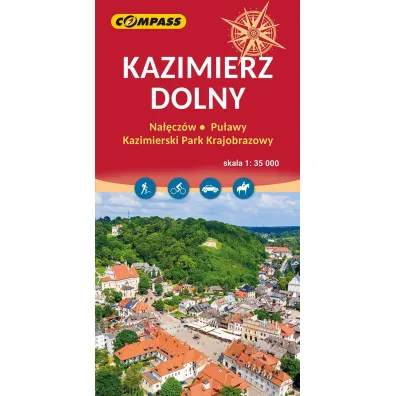 Kazimierz Dolny. Mapa turystyczna w skali 1: 35 000