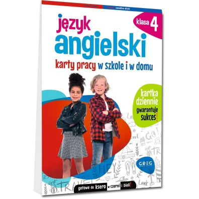 J�zyk angielski. Karty pracy w szkole i w domu. Klasa 4