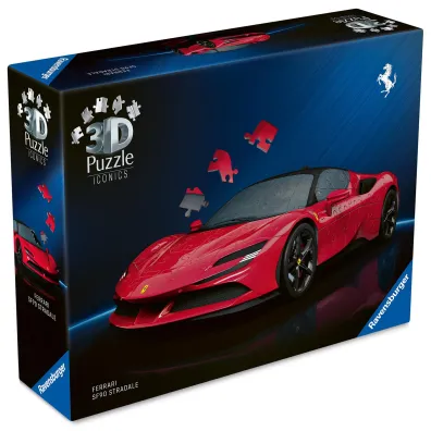 Puzzle Iconics 108 el. 3D Ferrari Stradale Ravensburger