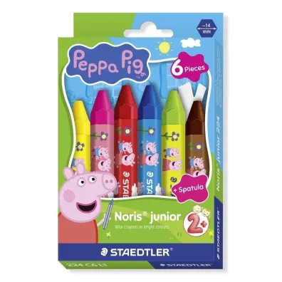 Kredki woskowe sze�ciok�tne Peppa 6kol STAEDTLER